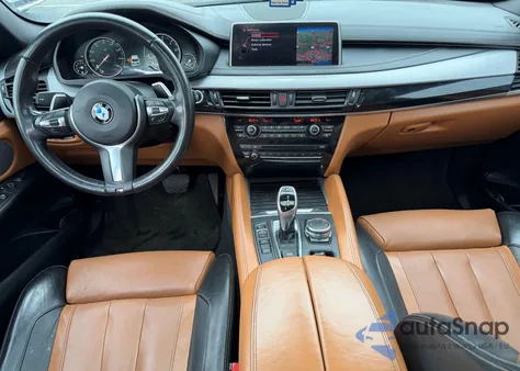 2016 BMW X6 z USA, uszkodzony, nr VIN 5UXKU6C55GOR34316